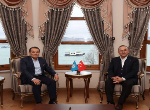 Çavuşoğlu TDT baş katibi ilə görüşdü