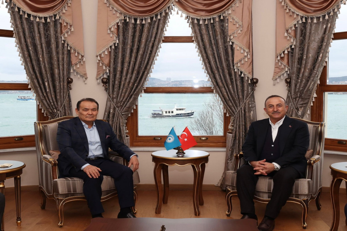 Çavuşoğlu TDT baş katibi ilə görüşdü