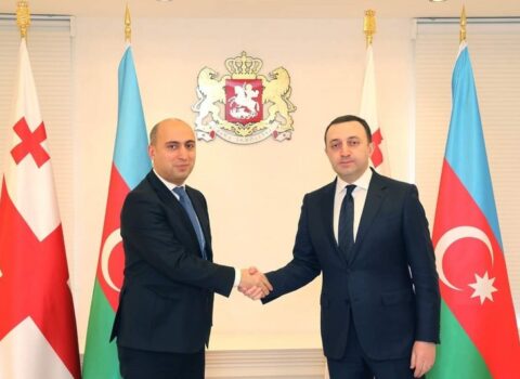 Emin Əmrullayev İrakli Qaribaşvili ilə GÖRÜŞDÜ