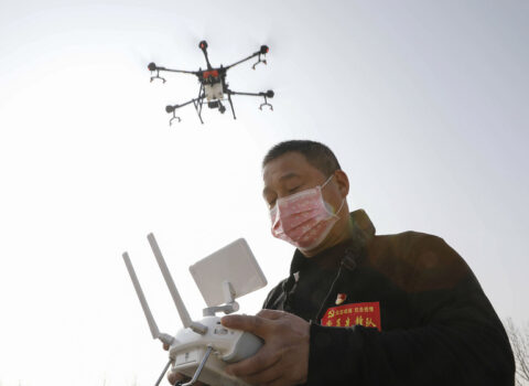 Bu ölkədə peyvəndlər dronla daşınır