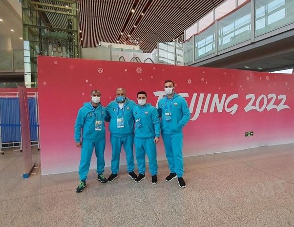 Azərbaycan nümayəndə heyəti Qış Olimpiadası üçün Pekinə yollandı - FOTOLAR