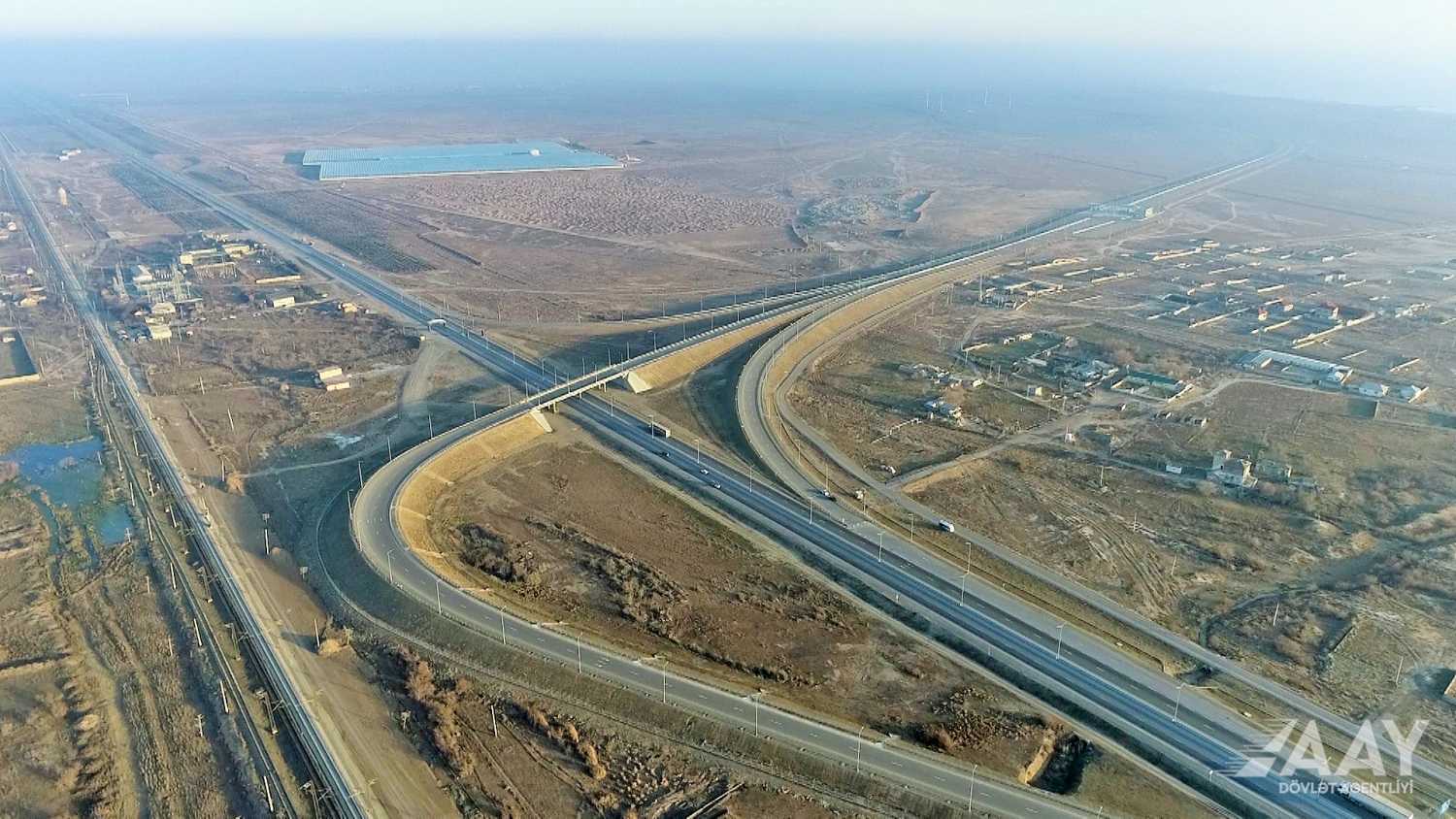 Bakı-Quba-Rusiya sərhədi avtomobil yolunun çəkilişi davam etdirilir - VİDEO