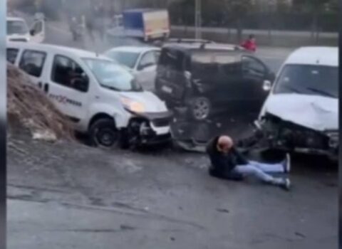 Türkiyədə zəncirvari qəza – Yaralananlar var