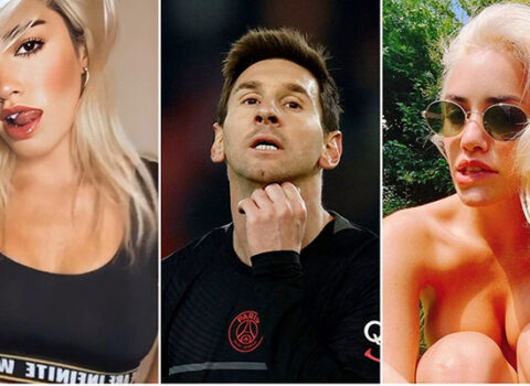 Məşhur müğənni erotik foto paylaşdı, Messi onu BLOK ETDİ