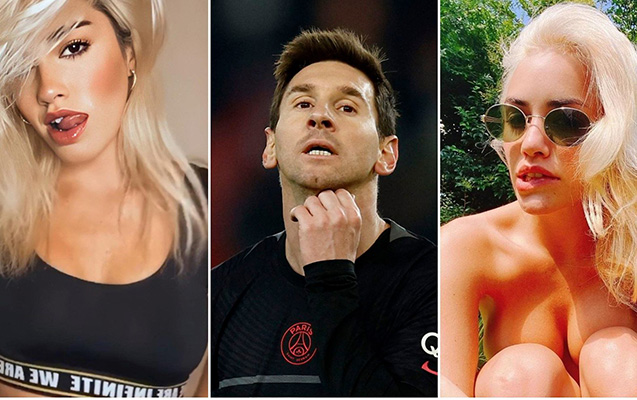 Məşhur müğənni erotik foto paylaşdı, Messi onu BLOK ETDİ