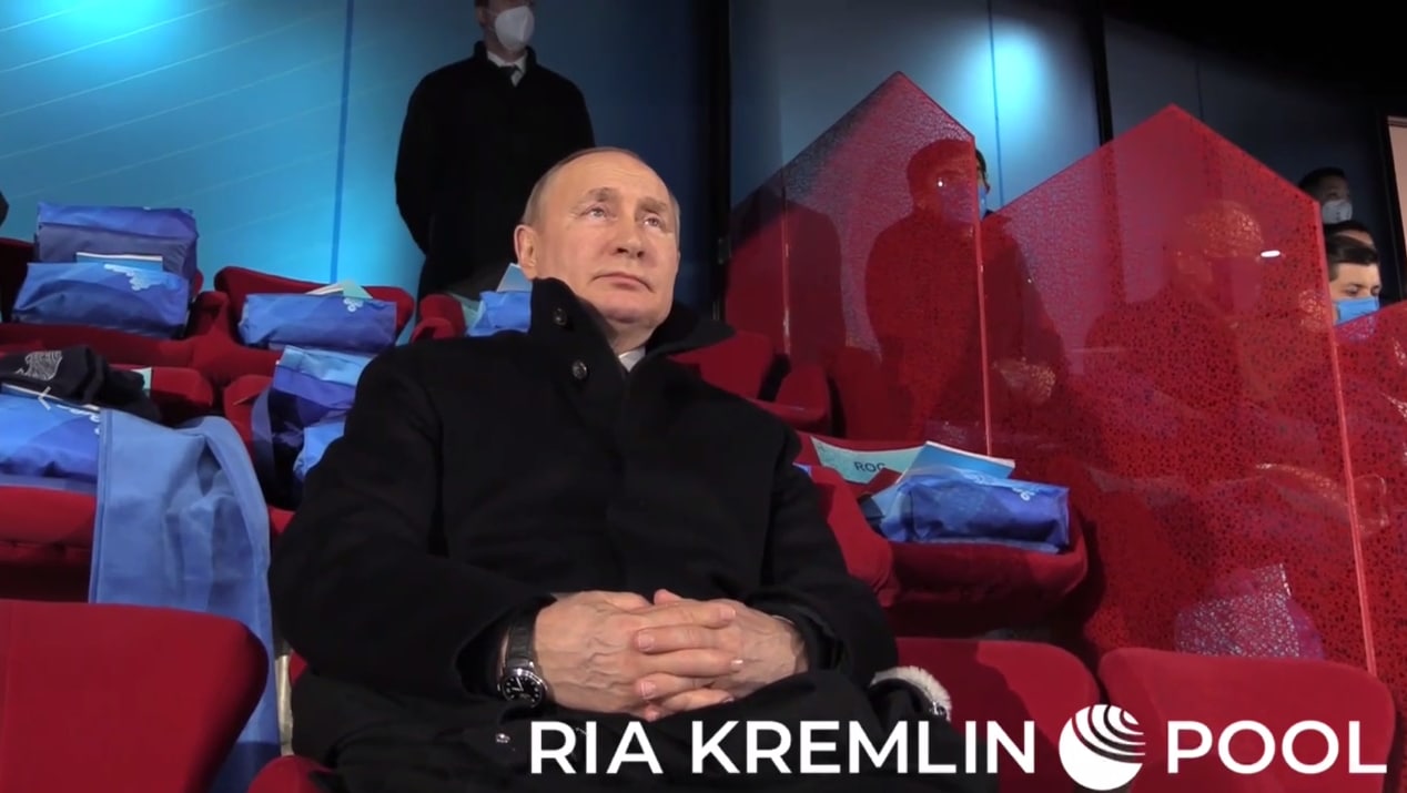 Olimpiya Oyunlarının açılışında Ukrayna komandasının keçidi zamanı Putin yuxuya getdi - VİDEO