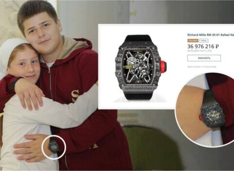 Kadırovun 14 yaşlı oğlunun bahalı Richard Mille saatı müzakirələrə səbəb oldu – FOTOLAR