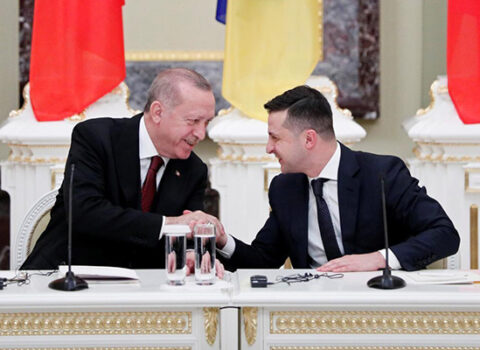 Zelenski Ərdoğana və həyat yoldaşına türk dilində şəfa arzuladı – FOTO