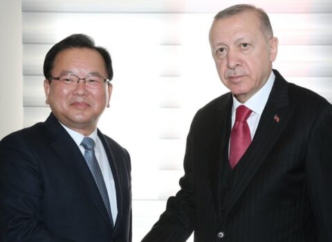 Ərdoğan Cənubi Koreyanın Baş naziri ilə görüşdü