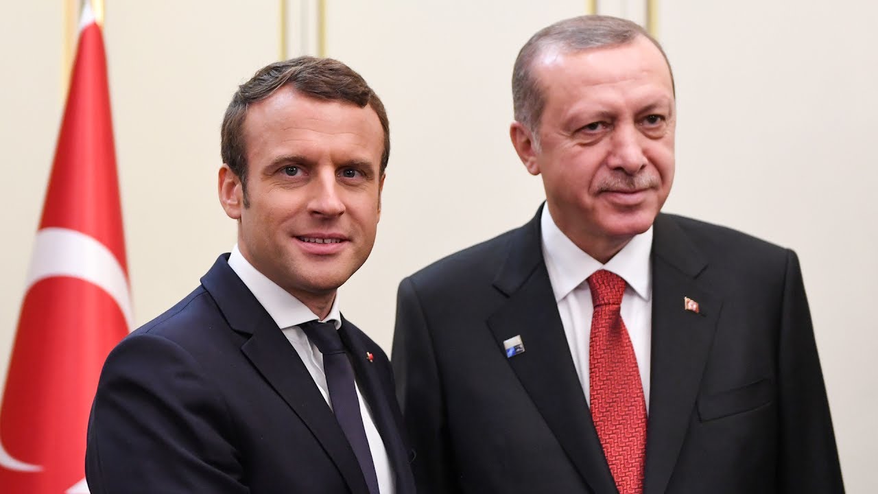 Ərdoğanla Makronun görüşü başladı