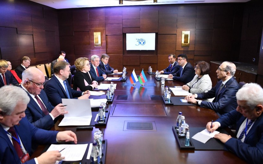 Sahibə Qafarova Matviyenko ilə GÖRÜŞDÜ