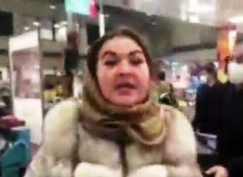 Rusiya vətəndaşı Tbilisi mağazasında qalmaqal yaratdı – VİDEO