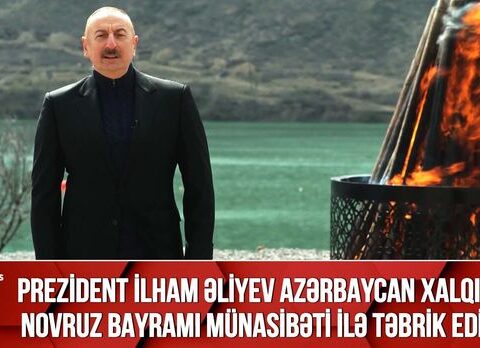 Prezident Azərbaycan xalqını təbrik edir – CANLI