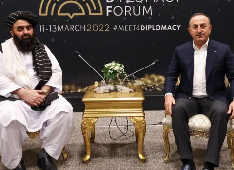 Mövlud Çavuşoğlu “Taliban” hökumətinin XİN başçısı ilə görüşdü