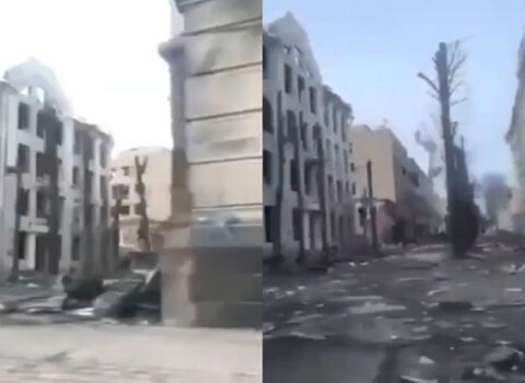 Ukraynanın Xarkov şəhərinin son görüntləri yayıldı – VİDEO
