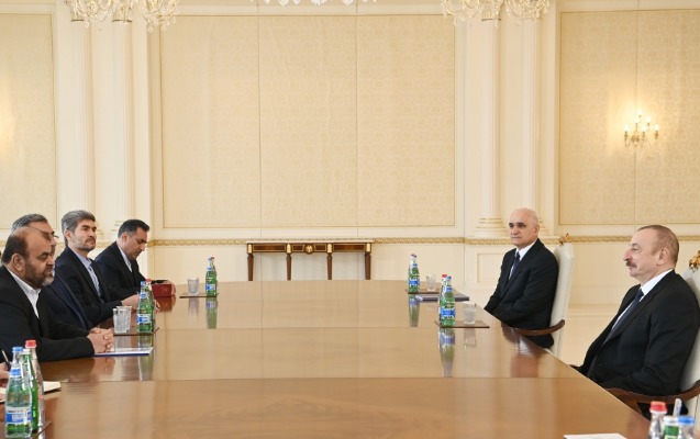 Prezident iranlı naziri qəbul etdi – FOTO Prezident iranlı naziri qəbul etdi – FOTO
