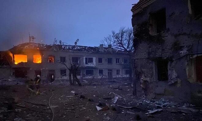 Svatovoda rusların olduğu bina vuruldu