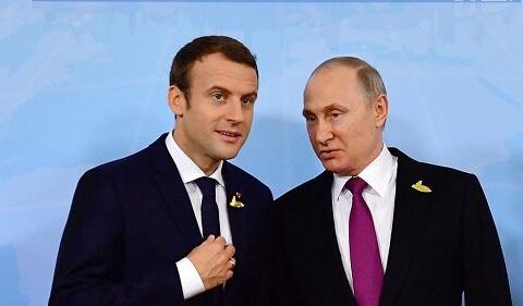 Makrondan Putinə SƏRT SÖZLƏR: “Yalandır”