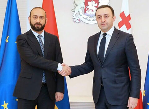 Qaribaşvili Mirzoyanla regiondakı vəziyyəti müzakirə etdi