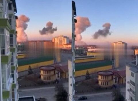 İvano-Frankovsk hava limanı atəşə tutuldu
