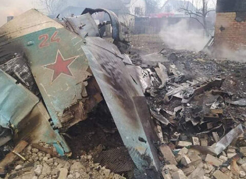 Ukrayna Rusiyaya məxsus Su-34 təyyarəsini VURDU