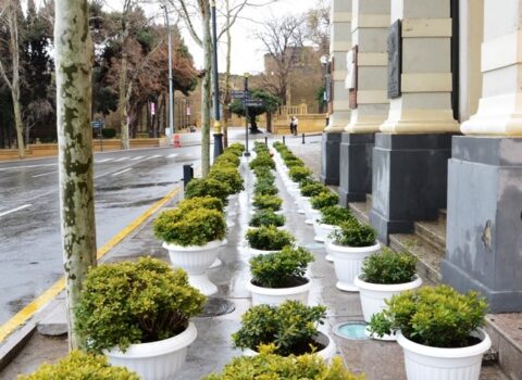 Bakı Novruz bayramına hazırlaşır – FOTOLAR