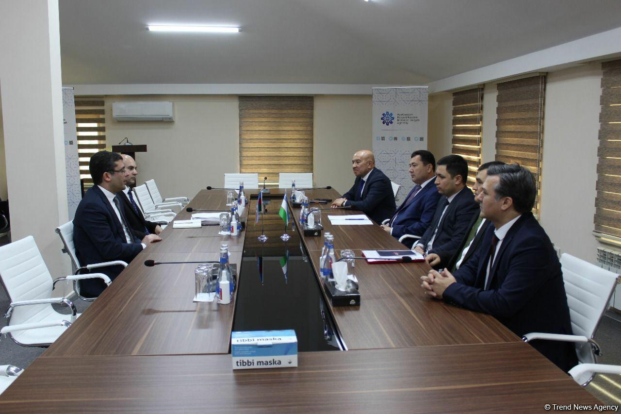 Medianın İnkişafı Agentliyində Özbəkistanın Milli İnformasiya Agentliyinin rəhbərliyi ilə görüş keçirildi - FOTO