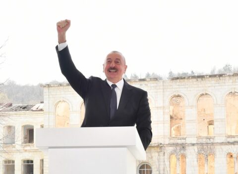Azərbaycan Prezidenti: “Biz öz torpağımızda möhkəm dayanmışıq və heç kim bizi tərpədə bilməz”