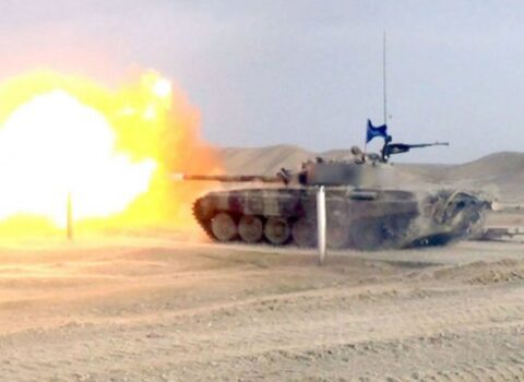 Azərbaycan Ordusunda “Ən yaxşı tank heyəti” adı uğrunda yarışlar keçirilir – VİDEO