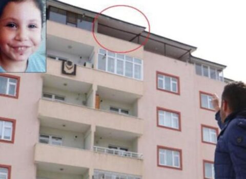 Eyvandan yıxılan uşaq belə xilas edildi – VİDEO