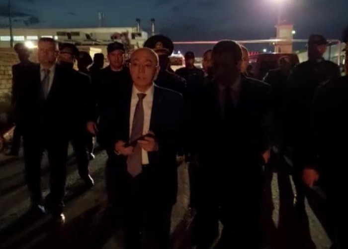 Kəmaləddin Heydərov yanğın baş verən ərazidə