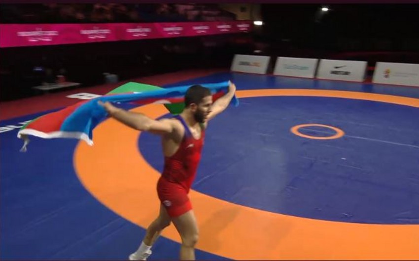 Azərbaycan güləşçisi 3 qat Avropa çempionu oldu