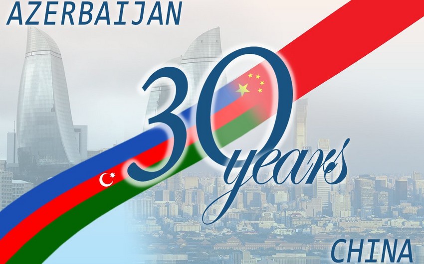 XİN Azərbaycan və Çin arasında əməkdaşlığın 30 illiyi münasibətilə PAYLAŞIM ETDİ