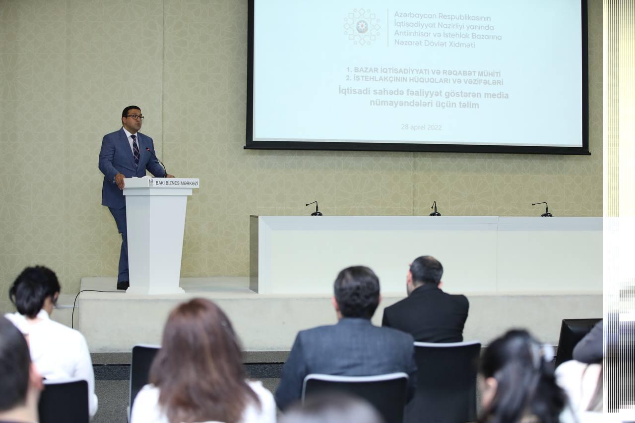 Media nümayəndələri üçün təlim keçirildi