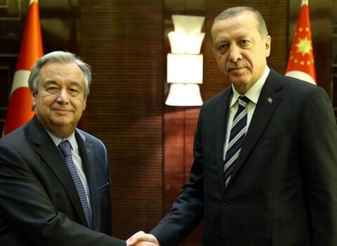 Ərdoğan Quterreşlə Ukraynadakı vəziyyəti müzakirə etdi