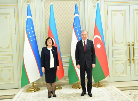 Özbəkistan Prezidenti Sahibə Qafarovanı qəbul etdi