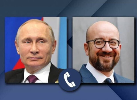 Şarl Mişel və Vladimir Putin Cənubi Qafqazdakı vəziyyəti MÜZAKİRƏ ETDİ