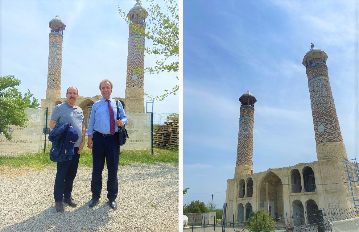 Türkiyə səfiri Ağdama səfər etdi - FOTO