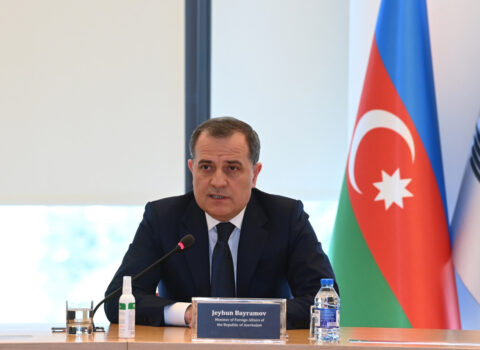 Ceyhun Bayramov Beynəlxalq Türk Akademiyasının rəhbəri ilə görüşdü