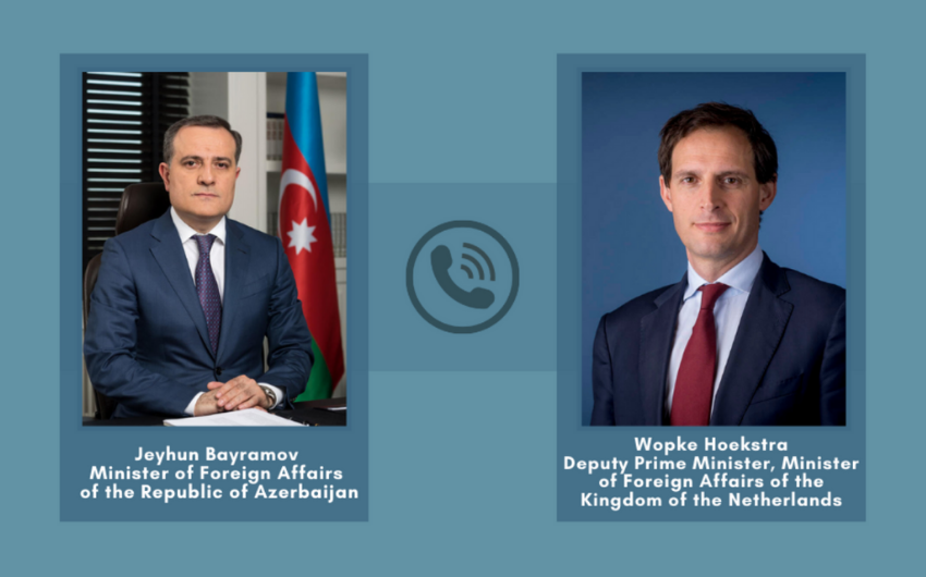 Ceyhun Bayramov və Vopke Hoekstra arasında telefon danışığı oldu