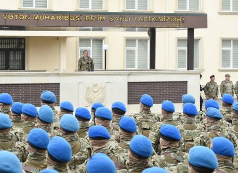 Prezident: “Bu gün Ordumuz müharibə dövründəki ordumuzdan daha da güclüdür”