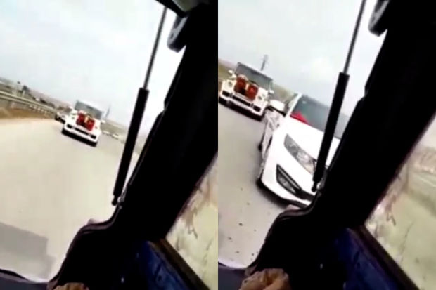 Azərbaycanda toy karvanında 