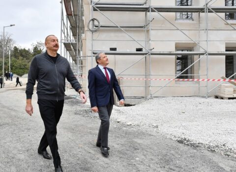 Prezident İlham Əliyev Şuşada – FOTOLAR/YENILƏNİB