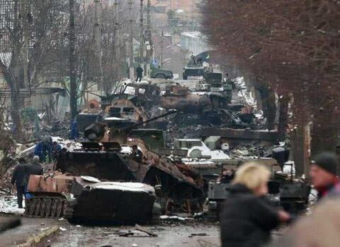 Buçanı rus qoşunlarından azad edən Ukrayna ordusu şəhərdə DƏHŞƏTLİ MƏNZƏRƏ İLƏ ÜZLƏŞDİ – FOTO
