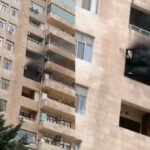 Xırdalanda yaşayış binasında yanğın