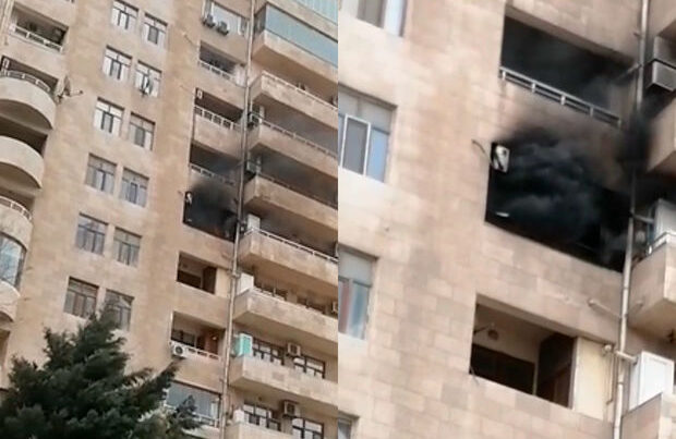 Xırdalanda yaşayış binasında yanğın