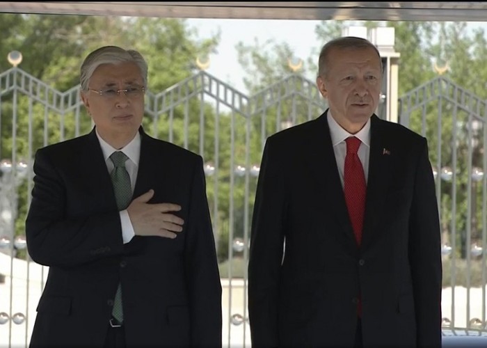 Ərdoğan Tokayevlə bəyanat imzaladı - FOTO / YENİLƏNİB