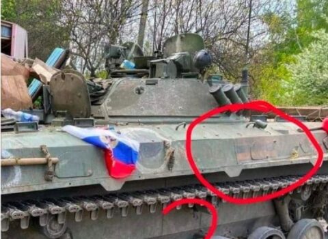 Ukrayna hərbçiləri Qarabağda Azərbaycan ordusuna qarşı vuruşan rus tankını ƏLƏ KEÇİRDİ – ŞOK FOTO