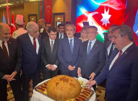 Ankaradai Müstəqillik günü və Silahlı Qüvvələr Günü münasibətilə rəsmi qəbul keçirdi – FOTO
