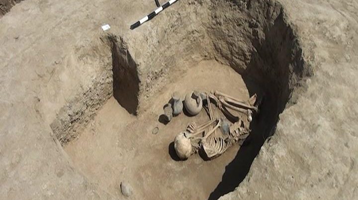 Goranboyda eradan əvvəl IX-VIII əsrlərə aid insan skeletləri və əşyalar aşkarlandı